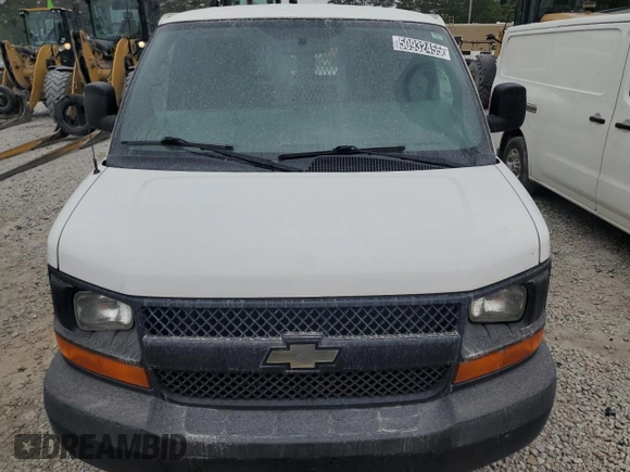 2014 Chevrolet Express Cargo Van with VIN 1GCWGFBA3E1207093, listed as a Copart auction lot 50932455 with 190,185 mi miles and Clean Title. Bid and sale history available at carsss.com. Image 5.
