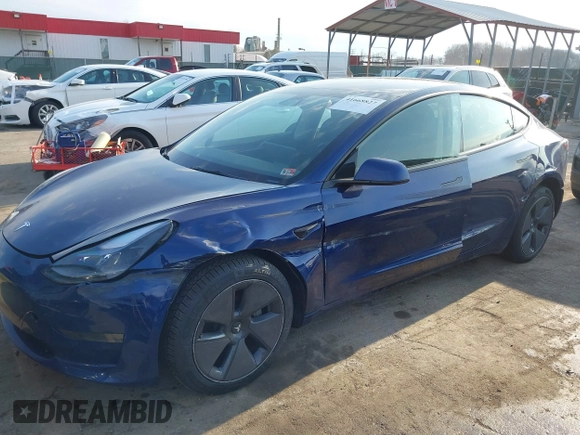 2023 Tesla Model 3 with VIN 5YJ3E1EA1PF655558, listed as a IAAI auction lot 41668827 with 68,778 mi miles and . Bid and sale history available at carsss.com. Image 6.