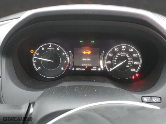 2020 Acura RDX w/Technology Pkg with VIN 5J8TC1H59LL004742, listed as a Copart auction lot 42829615 with 34,790 mi miles and Salvage Title. Bid and sale history available at carsss.com. Image 9.