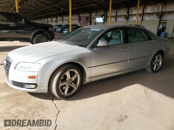 2008 Audi A8 L 4.2L with VIN WAUMV94E28N014295, listed as a Copart auction lot 53920295 with 116,703 mi miles and Clean Title. Bid and sale history available at carsss.com. Image 1.