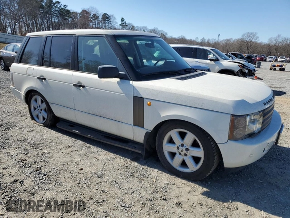 2004 Land Rover Range Rover with VIN SALMF11494A145151, listed as a Copart auction lot 43753255 with 132,792 mi miles and Salvage Title. Bid and sale history available at DreamBid. Image 4.