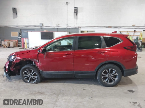 2021 Honda CR-V EX with VIN 2HKRW2H53MH621761, listed as a IAAI auction lot 42071487 with 52,304 mi miles and . Bid and sale history available at carsss.com. Image 13.