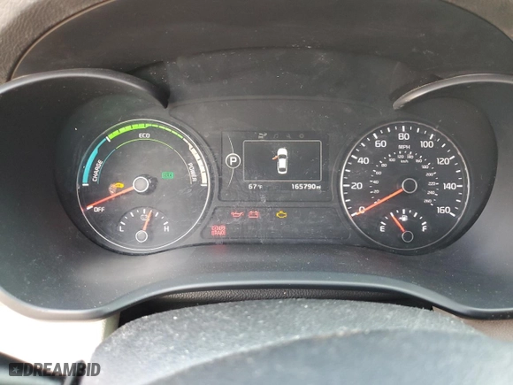 2017 Kia Optima Hybrid with VIN KNAGT4LE8H5010436, listed as a Copart auction lot 44786385 with 165,790 mi miles and Clean Title. Bid and sale history available at carsss.com. Image 9.
