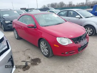 2009 Volkswagen Eos Komfort with VIN WVWBA71F79V023695, listed as a IAAI auction lot 41959242 with 154,826 mi miles and . Bid and sale history available at DreamBid. Image 1.