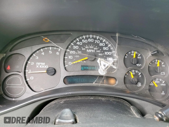 2004 Chevrolet Tahoe LT z VIN 1GNEC13Z84J171857, wystawiony jako Copart lot #57993315 z przebiegiem 239 893 mil mil oraz Szkoda całkowita • Salvage title. Historia ofert i sprzedaży dostępna na DreamBid. Obrazek 9.