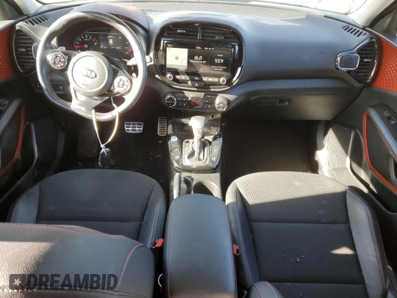 2021 Kia Soul Turbo with VIN KNDJ53AF5M7757290, listed as a Copart auction lot 42789885 with 40,819 mi miles and Salvage Title. Bid and sale history available at DreamBid. Image 8.