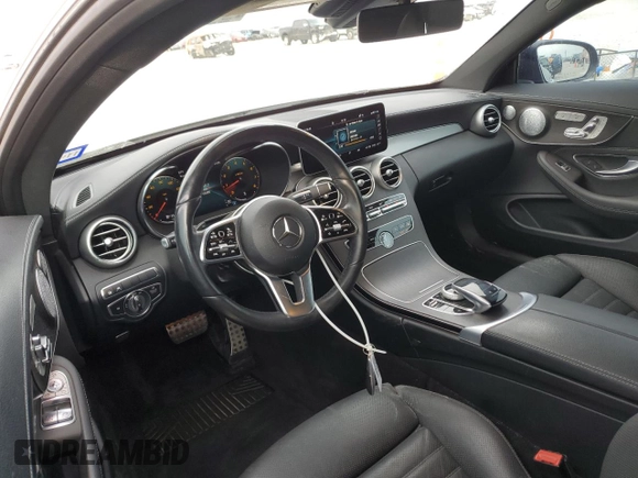 2019 Mercedes-Benz C 300 with VIN WDDWJ8EBXKF769031, listed as a Copart auction lot 50395095 with 46,485 mi miles and Salvage Title. Bid and sale history available at DreamBid. Image 8.