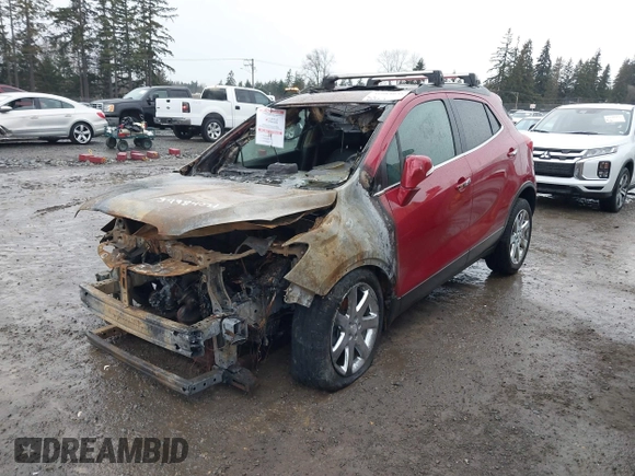 2016 Buick Encore Leather with VIN KL4CJGSB5GB647598, listed as a IAAI auction lot 39984031 with 1 mi miles. Bid and sale history available at carsss.com. Image 2.