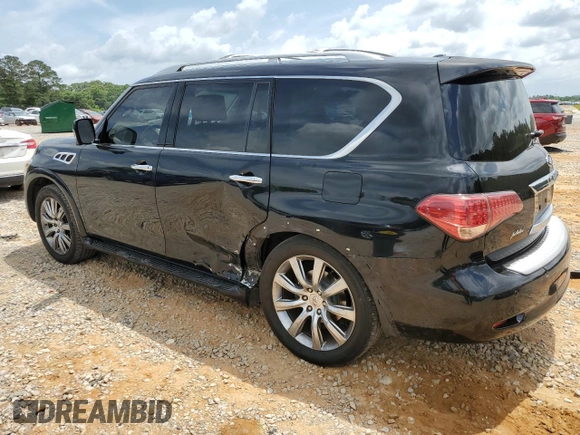 2011 Infiniti QX56 7-passenger с VIN JN8AZ2NF8B9503376, выставлен на аукционе Copart как лот 54276835 с пробегом 195 727 миль миль и Списание • Salvage title. История ставок и продаж доступна на DreamBid. Изображение 2.