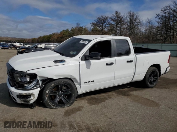 2023 Ram 1500 Big Horn with VIN 1C6SRFBT5PN578883, listed as a Copart auction lot 48968205 with 28,181 mi miles and Salvage Title. Bid and sale history available at carsss.com. Image 1.