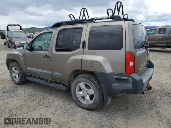 2005 Nissan Xterra S z VIN 5N1AN08W75C655725, wystawiony jako Copart lot #59374805 z przebiegiem 189 376 mil mil oraz Czysty tytuł • Clean title. Historia ofert i sprzedaży dostępna na DreamBid. Obrazek 2.