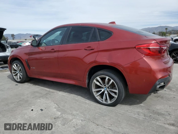 2017 BMW X6 xDrive50i with VIN 5UXKU6C53H0S99548, listed as a Copart auction lot 46370795 with 89,800 mi miles and Clean Title. Bid and sale history available at carsss.com. Image 2.