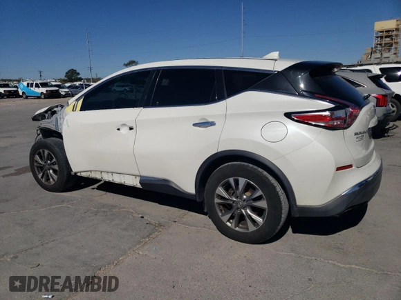2016 Nissan Murano S with VIN 5N1AZ2MG8GN171780, listed as a Copart auction lot 48805945 with 126,312 mi miles and Salvage Title. Bid and sale history available at carsss.com. Image 2.