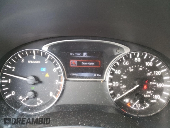 2016 Nissan Pathfinder SV with VIN 5N1AR2MM5GC652782, listed as a Copart auction lot 48289305 with 117,667 mi miles and Salvage Title. Bid and sale history available at carsss.com. Image 9.
