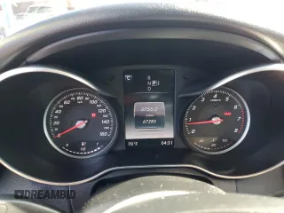 2015 Mercedes-Benz C 300 with VIN 55SWF4JBXFU079976, listed as a Copart auction lot 50727145 with 67,285 mi miles and Salvage Title. Bid and sale history available at carsss.com. Image 9.