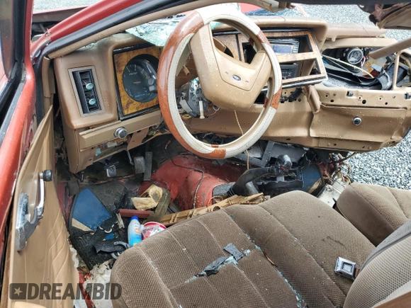 1987 Ford Ranger with VIN 1FTBR10T7HUC19721, listed as a Copart auction lot 83959854 with 33,497 mi miles and Salvage Title. Bid and sale history available at DreamBid. Image 8.