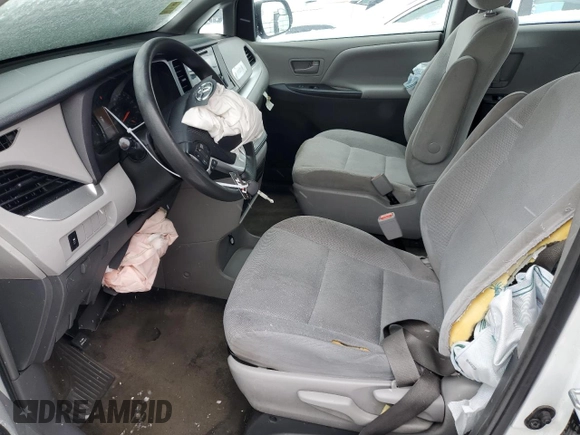 2017 Toyota Sienna L with VIN 5TDZZ3DC9HS879994, listed as a Copart auction lot 41584485 with 123,087 mi miles and Salvage Title. Bid and sale history available at DreamBid. Image 7.