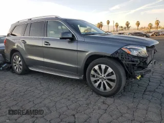2017 Mercedes-Benz GLS 450 with VIN 4JGDF6EE7HA923732, listed as a Copart auction lot 78554503 with 47,698 mi miles and . Bid and sale history available at DreamBid. Image 4.