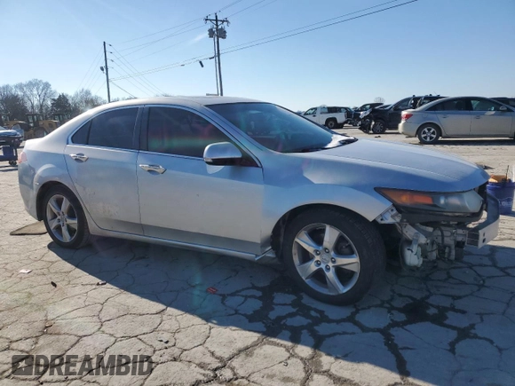 2012 Acura TSX with VIN JH4CU2F46CC006183, listed as a Copart auction lot 44610785 with Not provided miles and Salvage title. Bid and sale history available at DreamBid. Image 4.