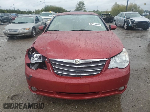 2008 Chrysler Sebring Limited with VIN 1C3LC65M28N267517, listed as a Copart auction lot 73114414 with 115,187 mi miles and Clean Title. Bid and sale history available at carsss.com. Image 5.