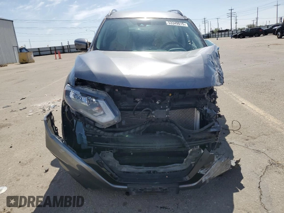 2019 Nissan Rogue SV with VIN JN8AT2MV3KW378220, listed as a Copart auction lot 53349015 with 60,812 mi miles and Salvage Title. Bid and sale history available at carsss.com. Image 5.