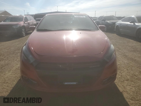 2013 Dodge Dart SXT with VIN 1C3CDFBH7DD648736, listed as a Copart auction lot 54383775 with 120,105 mi miles and Clean Title. Bid and sale history available at carsss.com. Image 5.