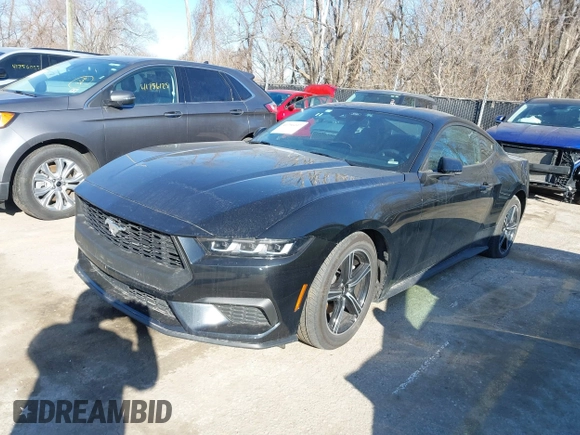 2024 Ford Mustang EcoBoost with VIN 1FA6P8TH1R5120532, listed as a IAAI auction lot 41756097 with 24,467 mi miles. Bid and sale history available at carsss.com. Image 16.