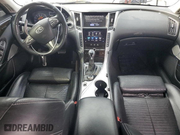 2017 Infiniti Q50 Signature Edition с VIN JN1EV7AR1HM831222, выставлен на аукционе Copart как лот 56303285 с пробегом 107 585 миль миль и Списание • Salvage title. История ставок и продаж доступна на DreamBid. Изображение 8.