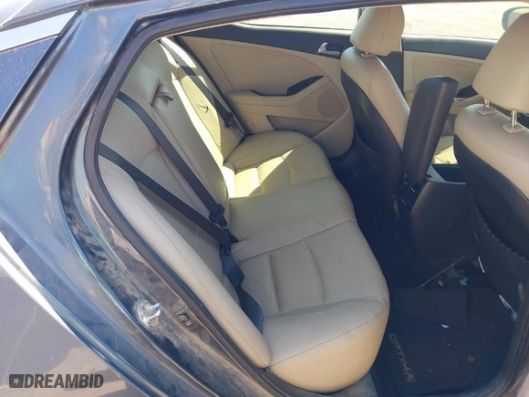 2014 Kia Optima Hybrid EX with VIN KNAGN4AD8E5066053, listed as a IAAI auction lot 41868329 with 148,876 mi miles. Bid and sale history available at carsss.com. Image 8.