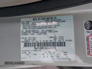2008 Mercury Milan Premier с VIN 3MEHM08148R645779, выставлен на аукционе IAAI как лот 42404295 с пробегом 124 165 миль миль и . История ставок и продаж доступна на DreamBid. Изображение 9.