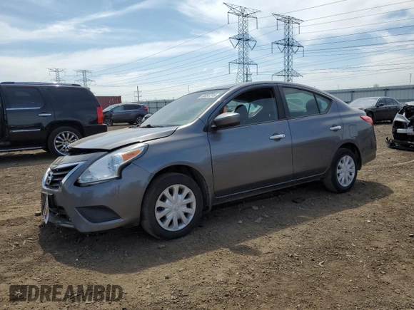 2016 Nissan Versa S with VIN 3N1CN7AP8GL872039, listed as a Copart auction lot 55897315 with Not provided miles and Salvage title. Bid and sale history available at DreamBid. Image 1.