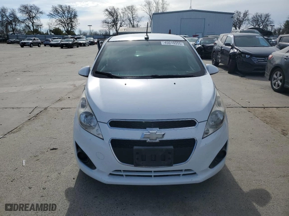 2013 Chevrolet Spark LS with VIN KL8CA6S98DC555655, listed as a Copart auction lot 45019355 with 40,605 mi miles and Salvage Title. Bid and sale history available at carsss.com. Image 5.