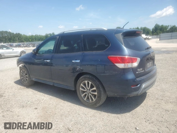 2015 Nissan Pathfinder S with VIN 5N1AR2MN6FC645878, listed as a Copart auction lot 60121285 with 191,449 mi miles and Salvage title. Bid and sale history available at DreamBid. Image 2.