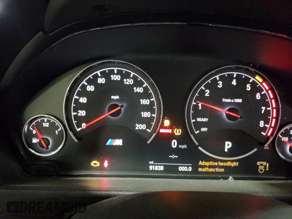 2015 BMW M4 with VIN WBS3R9C52FK334812, listed as a Copart auction lot 41716564 with 91,838 mi miles. Bid and sale history available at carsss.com. Image 9.