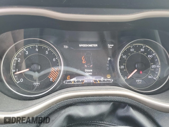 2014 Jeep Cherokee Limited with VIN 1C4PJMDS2EW215155, listed as a Copart auction lot 48655535 with 140,605 mi miles and Salvage Title. Bid and sale history available at carsss.com. Image 9.