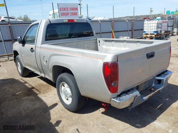 2005 Chevrolet Colorado Z85 with VIN 1GCCS148758222962, listed as a IAAI auction lot 41851102 with 163,819 mi miles. Bid and sale history available at carsss.com. Image 3.