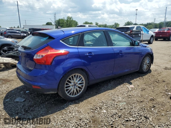 2014 Ford Focus Titanium with VIN 1FADP3N27EL284599, listed as a Copart auction lot 63400395 with 97,123 mi miles and Clean title. Bid and sale history available at DreamBid. Image 3.