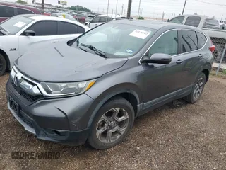 2017 Honda CR-V EX-L with VIN 2HKRW2H83HH625986, listed as a IAAI auction lot 42176162 with 47,706 mi miles. Bid and sale history available at carsss.com. Image 2.