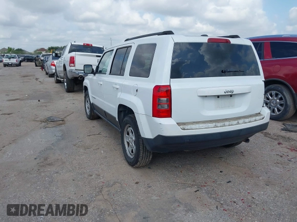 2017 Jeep Patriot Sport with VIN 1C4NJPBA5HD145525, listed as a IAAI auction lot 42096995 with 115,557 mi miles. Bid and sale history available at carsss.com. Image 3.