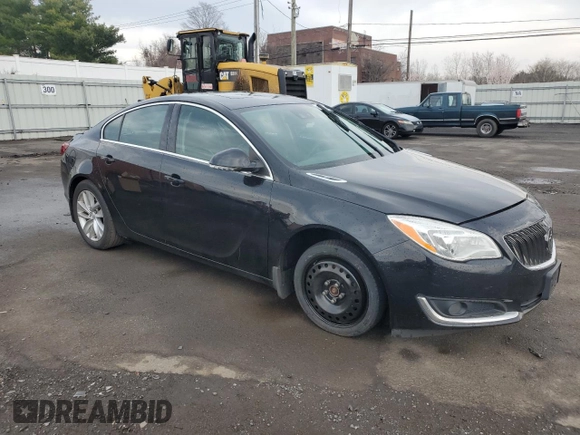 2017 Buick Regal Premium II with VIN 2G4GR5GX2H9114440, listed as a Copart auction lot 52999505 with 127,599 mi miles and Clean Title. Bid and sale history available at carsss.com. Image 4.