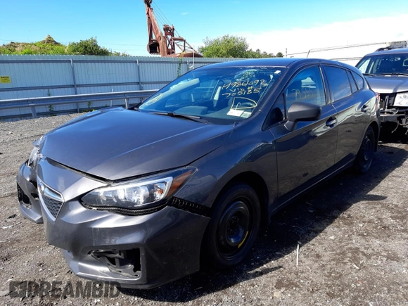 2018 Subaru Impreza with VIN 4S3GTAA62J3705185, listed as a Copart auction lot 49861092 with 79,555 mi miles. Bid and sale history available at carsss.com. Image 2.