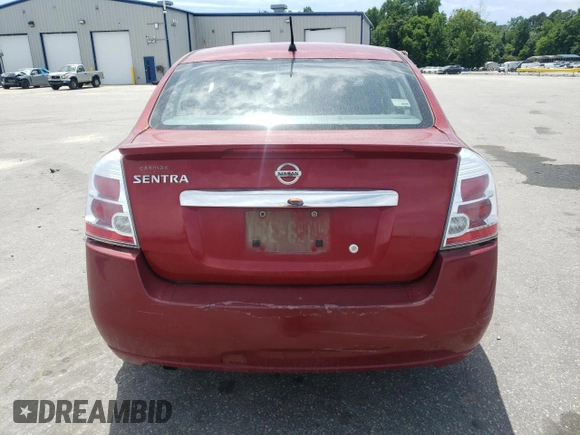 2012 Nissan Sentra 2.0 with VIN 3N1AB6AP0CL686712, listed as a Copart auction lot 57953395 with Not provided miles and Salvage title. Bid and sale history available at DreamBid. Image 6.
