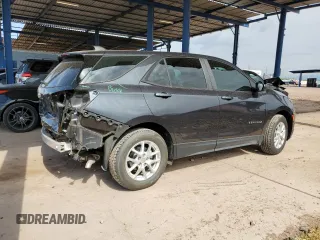 2022 Chevrolet Equinox LS with VIN 2GNAX5EV2N6105162, listed as a Copart auction lot 55537515 with 66,294 mi miles and Salvage title. Bid and sale history available at DreamBid. Image 3.