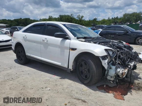 2017 Ford Police Interceptor with VIN 1FAHP2MK5HG122741, listed as a Copart auction lot 61060125 with 100,908 mi miles and Clean title. Bid and sale history available at DreamBid. Image 4.