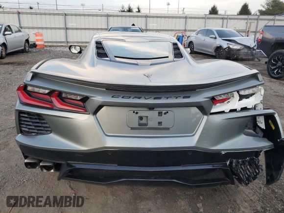 2023 Chevrolet Corvette 1LT with VIN 1G1YA2D40P5123103, listed as a Copart auction lot 85243864 with 12,302 mi miles and Salvage title. Bid and sale history available at DreamBid. Image 6.