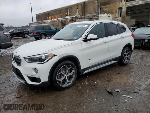2017 BMW X1 xDrive28i with VIN WBXHT3C35H5F72686, listed as a Copart auction lot 39070823 with 41,723 mi miles. Bid and sale history available at carsss.com. Image 1.
