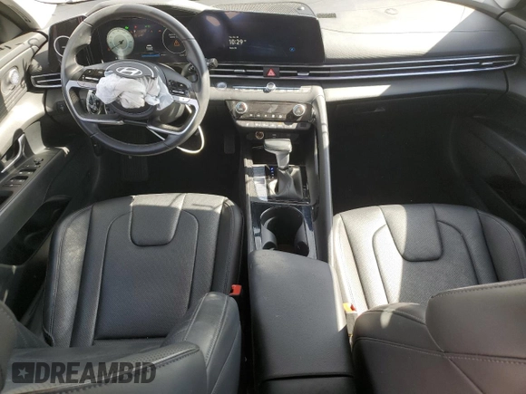 2024 Hyundai Elantra Limited with VIN KMHLP4DG7RU741495, listed as a Copart auction lot 48252005 with 15,049 mi miles and Salvage Title. Bid and sale history available at DreamBid. Image 8.