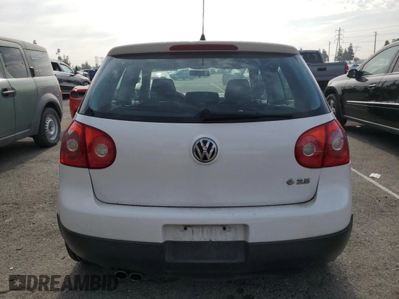 2008 Volkswagen Rabbit S with VIN WVWAB71K48W233458, listed as a Copart auction lot 83006354 with 159,074 mi miles and Clean title. Bid and sale history available at DreamBid. Image 6.