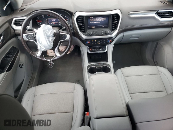 2021 GMC Acadia SLT with VIN 1GKKNML48MZ142280, listed as a Copart auction lot 72833214 with 57,237 mi miles and Salvage Title. Bid and sale history available at DreamBid. Image 8.