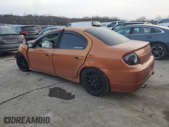 2005 Dodge Neon SRT-4 with VIN 1B3ES66S45D161979, listed as a Copart auction lot 42584285 with Not Provided miles and Salvage Title. Bid and sale history available at DreamBid. Image 2.